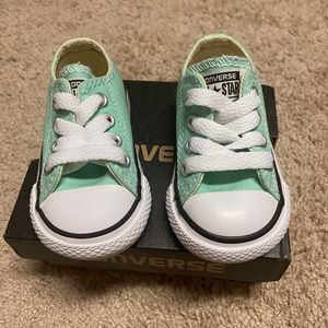 NWT Converse All-Stars Infant Size 3 -Beach Glass